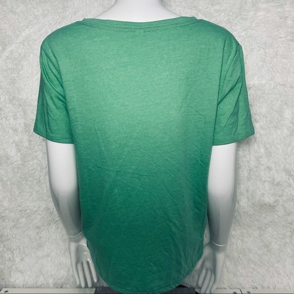 NWOT BP V-Neck Short Sleeve Tee S Green - Picture 7 of 14